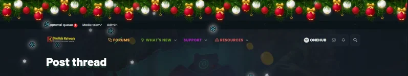 Create a snowfall effect for your forum