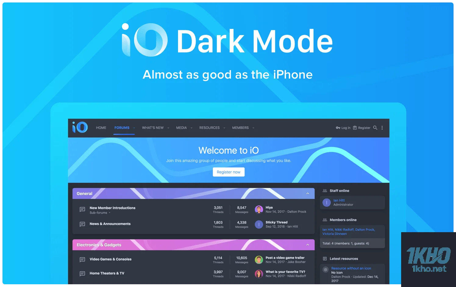 ThemeHouse - iO Dark Mode