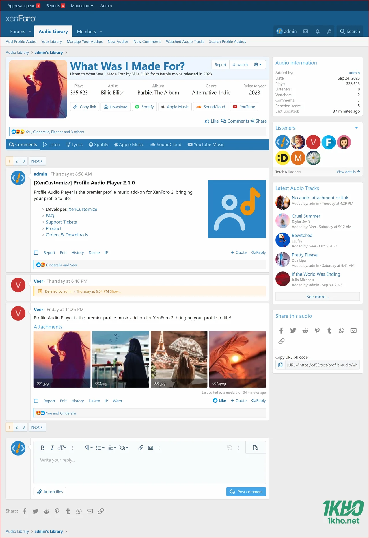 XenCustomize Profile Audio Player Library Music and Lyrics-1.webp